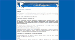 Desktop Screenshot of lexifinance.heg-fr.ch