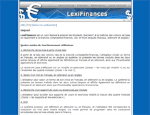 Tablet Screenshot of lexifinance.heg-fr.ch