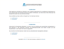 Tablet Screenshot of lexibachelor.heg-fr.ch